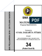 PRA UJIAN NASIONAL MATEMATIKA BAHASA SMA KODE B (34)