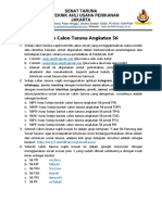 Juknis Kegiatan Calon Taruna 56