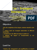 CENG 140 - 2A - Land Use - Transport Interaction