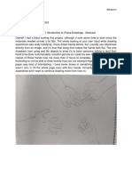 Project 1 Introduction To Hand Drawings PDF