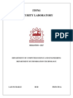 IT8761 Security Laboratory Manual