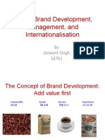 Luxury Brand Development and Internationalisation