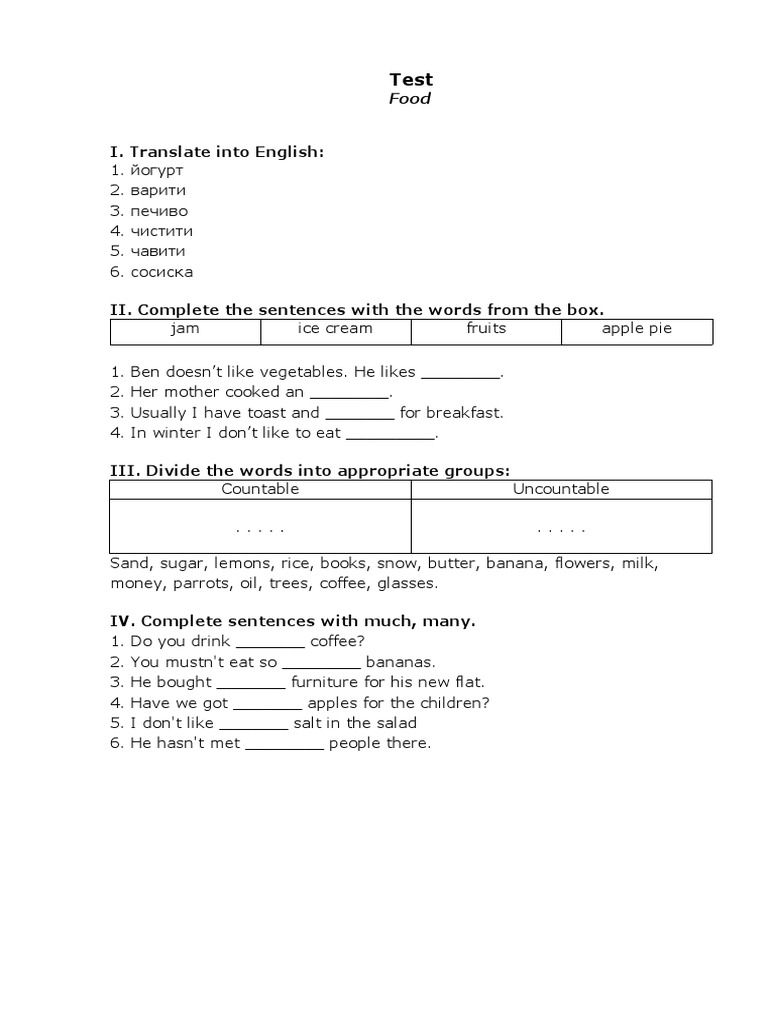 Test For Form 5 