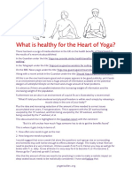 What Is Healthy For The Heart of Yoga?