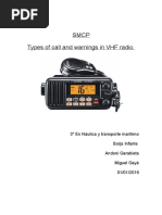 SMCP Types of Call and Warnings in VHF Radio