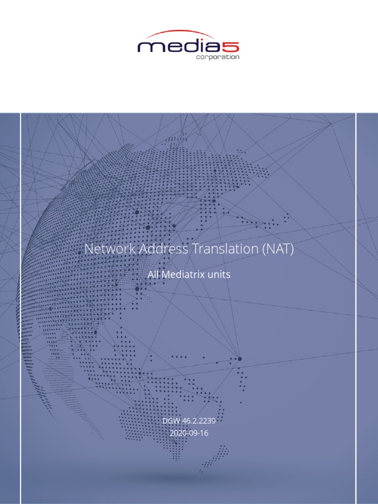 Network Address Translation | PDF | Ip Address | Port (Computer Networking)