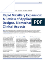 Rapid Maxillary Expansion - Appliance Designs, Biomechanics and Clinical Aspects PDF