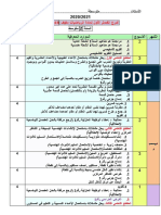 التدرج السنوي سنة 2 متوسط مكيف 2020-2021