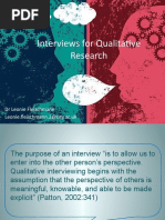 InterViews: Qualitative Research Craft | PDF | Qualitative Research