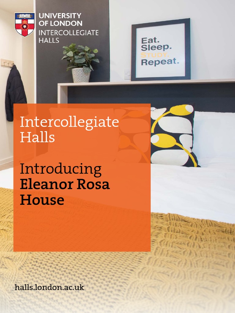 Intercollegiate Halls Introducing Eleanor Rosa House PDF Kitchen