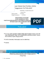 Gangguan Mental Dan Perilaku Akibat Penggunaan Zat Psikoaktif