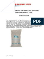 Project Report On Extracting Silica From Rice Husk Ash
