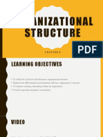 Organizational Structure Chapter