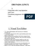 Text Editor Linux