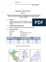 Memoria Descriptiva