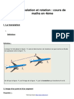 Leçon 5 Translation-Et-Rotation-Cours-De-Maths-En-4eme