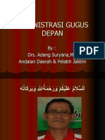 Administrasi Gugus Depan