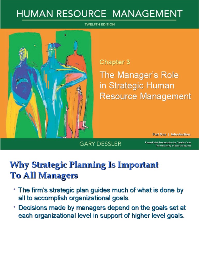 The Manager's Role in Strategic Human Resource Management PDF