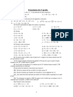 Ejercicios de Ecuaciones de 1º Grado PDF