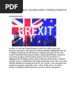 Brexit Pros And Cons Brexit United Kingdom