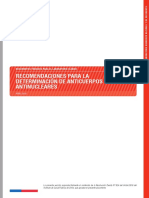 Recomendaciones para La Determinación de Anticuerpos Antinucleares