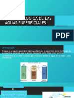 Accion Geologica de Las Aguas Superficiales