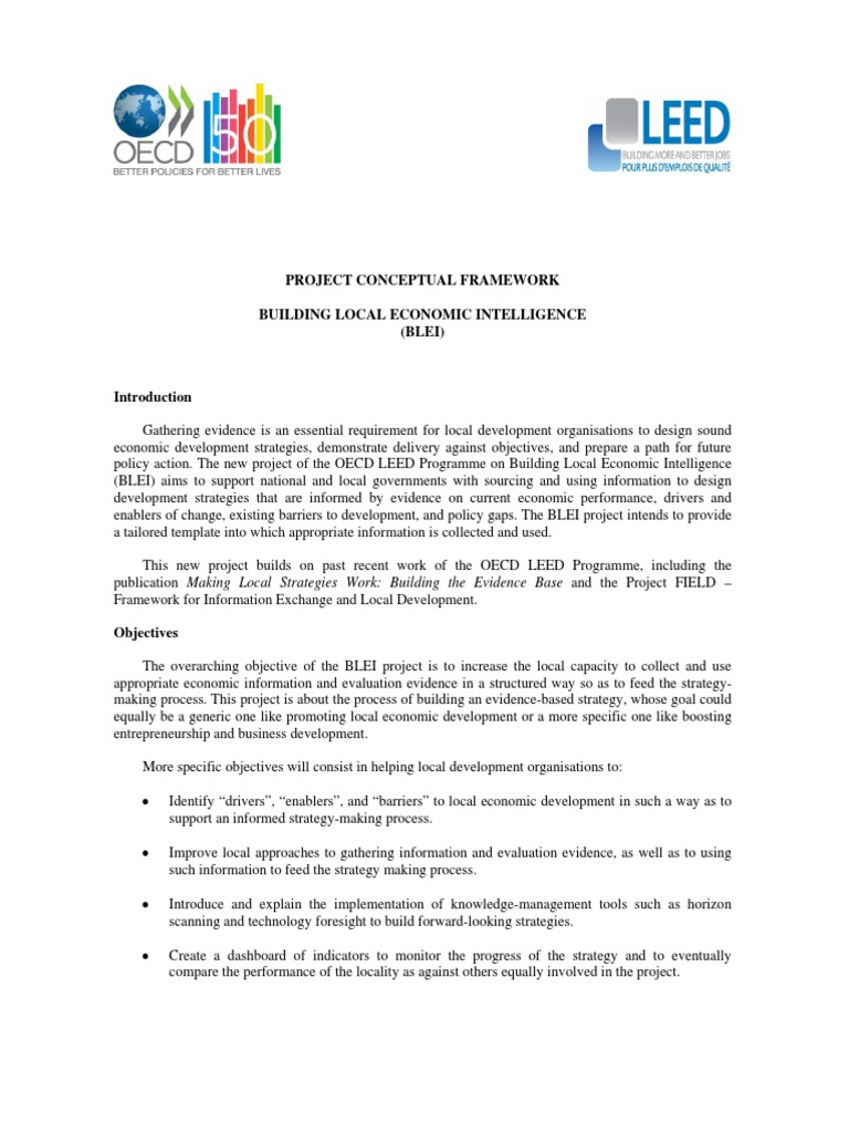 Building Local Economic Intelligence Guide | PDF | Evaluation ... - Economic Level Intelligence Tanks Architectural Review