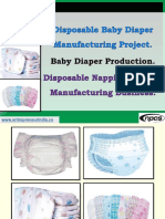 Disposable Baby Diaper Manufacturing Project. Baby Diaper Production. - 180637 PDF