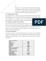 Company Summary: Start-Up Expenses