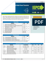 EPC2020 - Enhancement Mode Power Transistor: V, 60 V R, 2.2 mΩ I, 90 A