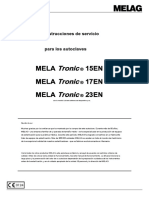 MELAG Autoclaves MELAtronic 15EN, 17EN, 23EN - En.es PDF