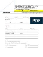 Medicon Pharmaceuticals Analytical Report