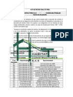 Acta de Recibo Final de Obra