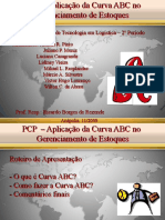 PCP - Aplica - o Da Curva ABC