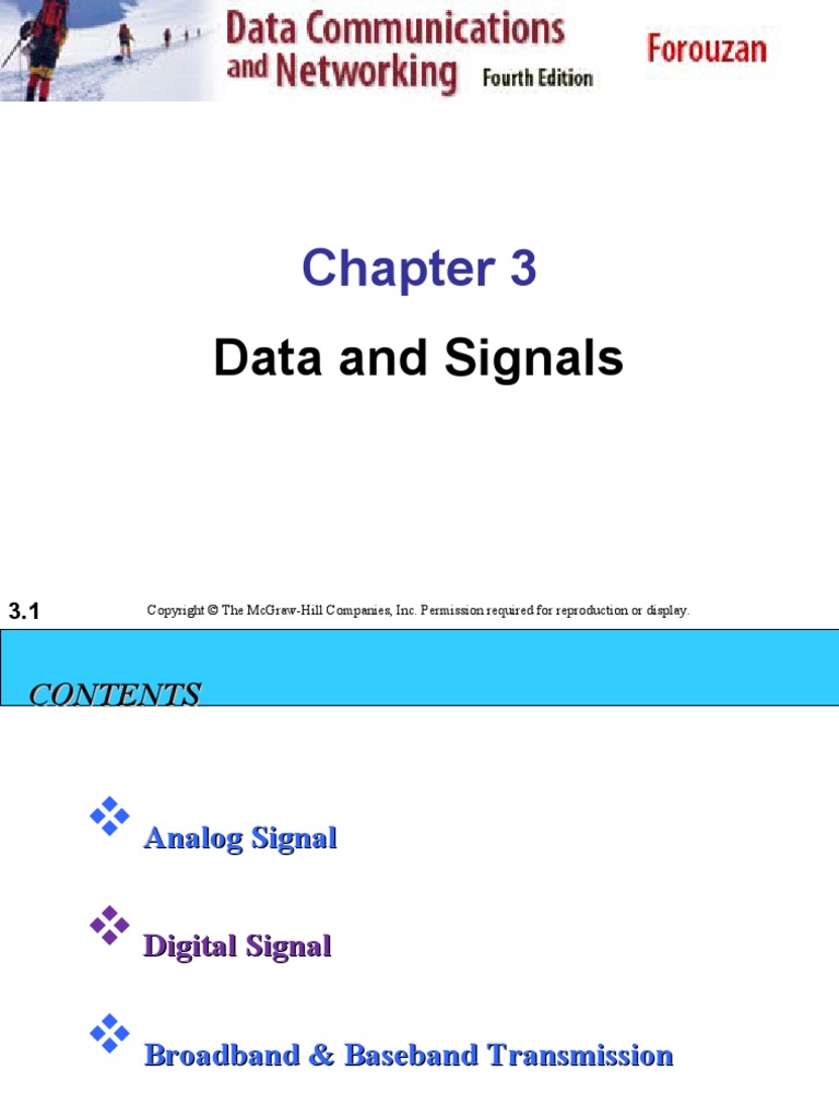 ch3 1 DATA and SIGNAL | PDF | Signal To Noise Ratio | Bandwidth (Signal ...