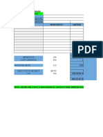 Formato Costeo de Receta - UV