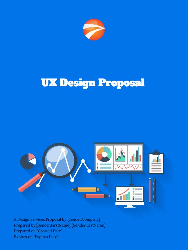 Template UX Design Proposal PDF Prototype Qualitative Research