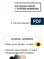 Icterus Neonatorum: (Neonatal Hyperbilirubinemia)