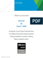 VMware Cloud Provider Certificate 2019 PDF