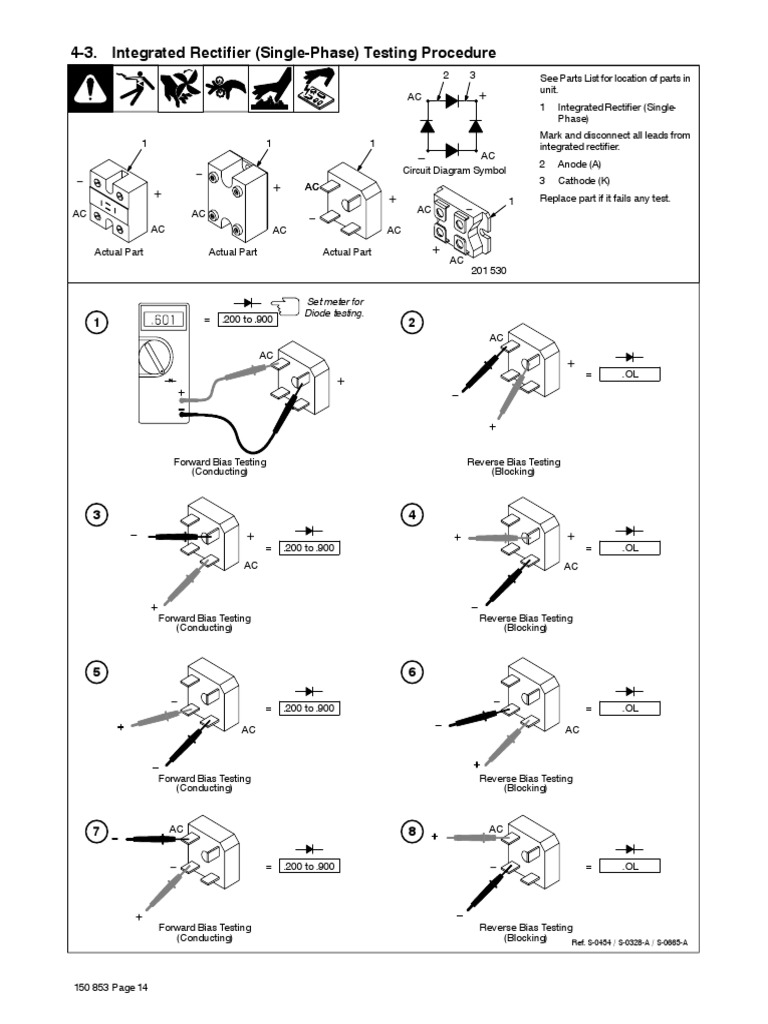 Bridge Rectifier Testing PDF PDF Rectifier PN Junction