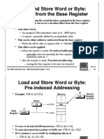 Load and Store Word or Byte: Offsets From The Base Register