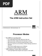 The ARM Instruction Set: Advanced RISC Machines