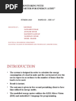 Device Load Monitoring With: Programmable Meter For Energy Audit"