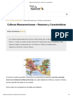  Mesoamericanas - Resumen y Características