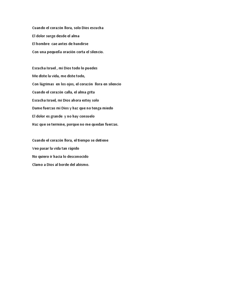 Cuando El Corazón Llora | PDF