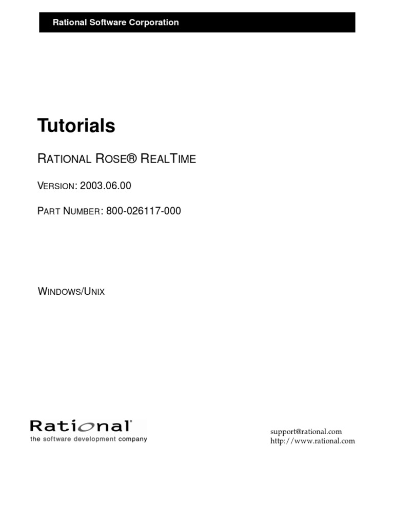 ROSE RT Tutorials - Guide | PDF