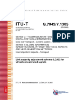 Itu-T: Link Capacity Adjustment Scheme (LCAS) For Virtual Concatenated Signals
