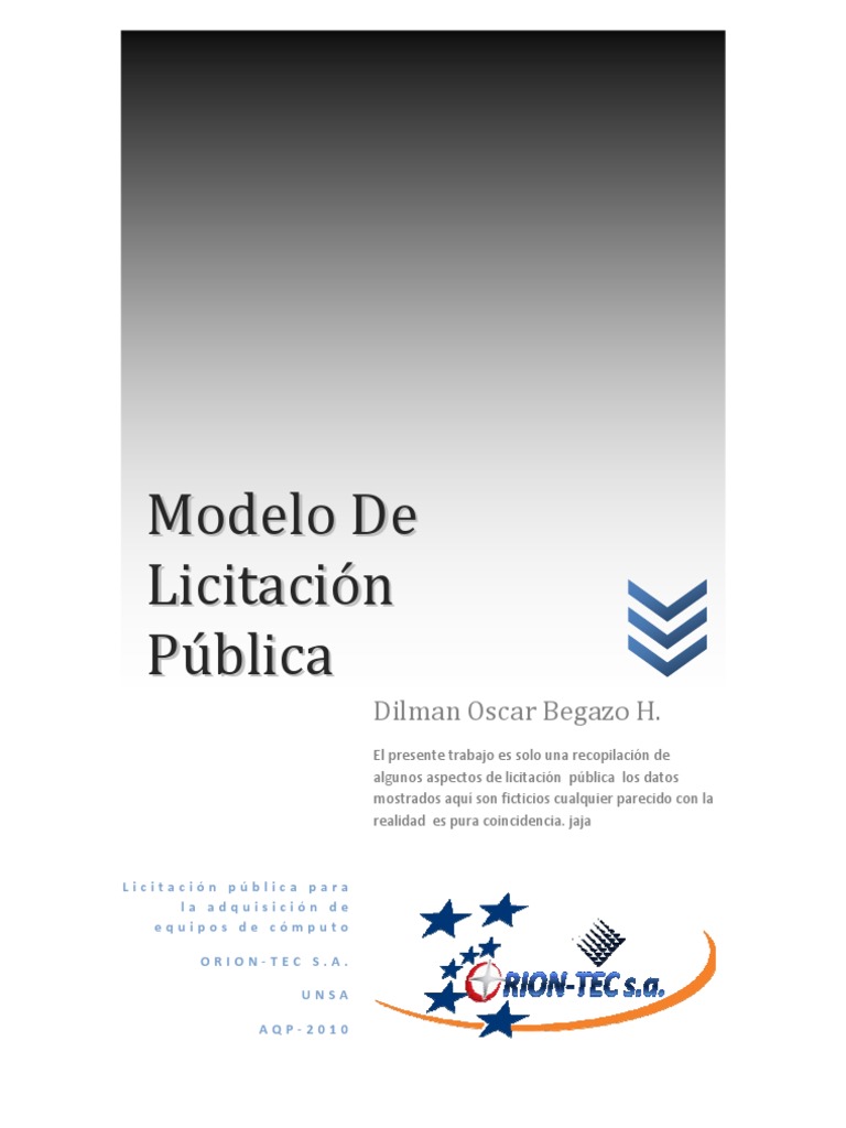 Ejemplo Licitacion Publica | PDF | Bancos | Perú