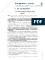 Boletín Oficial Del Estado: Ministerio de Medio Ambiente, Y Medio Rural Y Marino