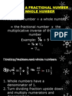 Division of A Fractional Number by A Whole Number